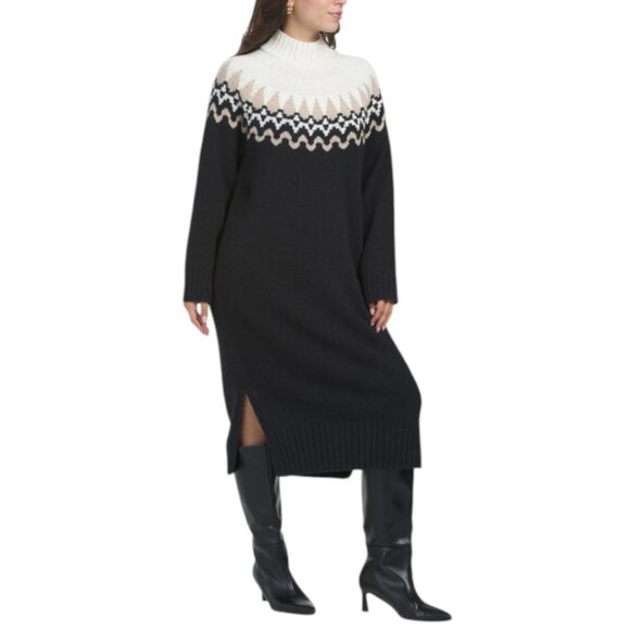 BARBOUR Kingsford Pattern Sweater Dress - Picture 2 of 4